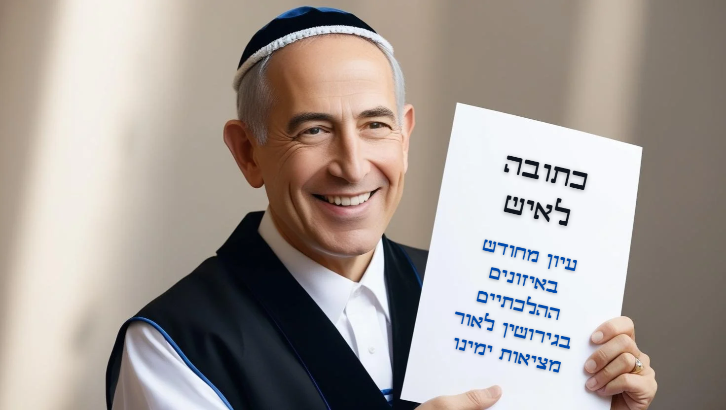 כתובה לאיש - עיון מחודש באיזונים הלכתיים