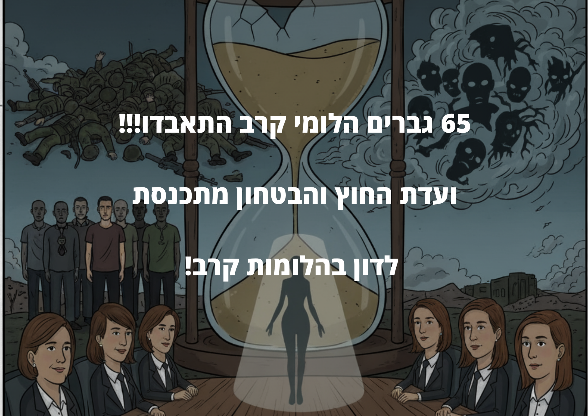 65 גברים הלומי קרב התאבדו! ועדת החוץ והבטחון מתכנסת לדון בהלומות קרב
