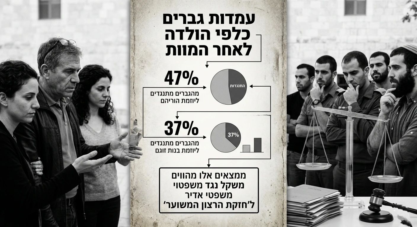 מחקר עמדותיהם של גברים ישראלים כלפי רבייה לאחר המוות